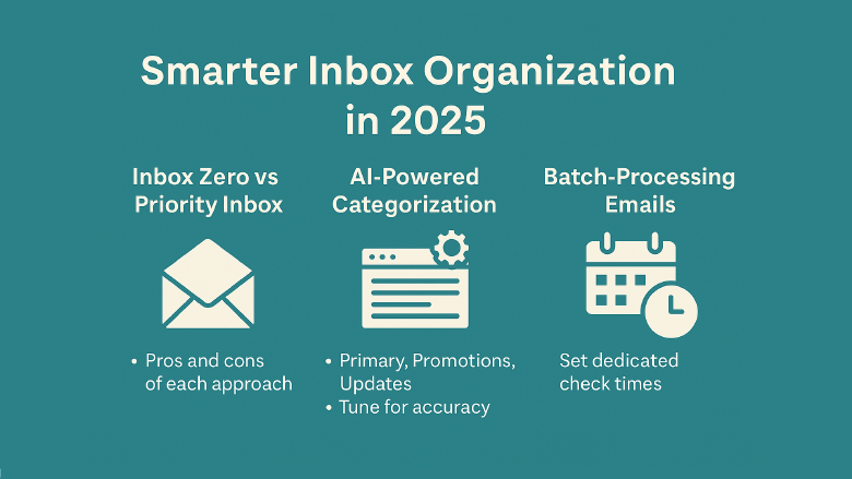 Smarter Inbox Organization in 2025: From Inbox Zero to AI-Powered Sorting