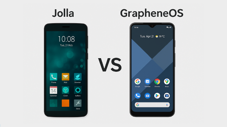 Jolla Phone vs. GrapheneOS: Two Different Roads to Privacy